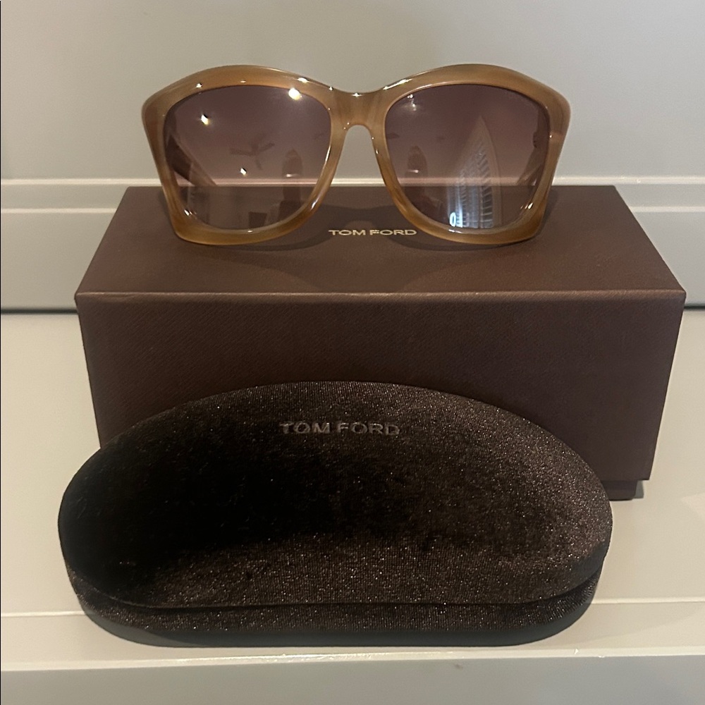 Tom Ford Tan Sunglasses